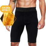 Sweat Sauna Pants Men Neoprene Slimming Pants Fitness Workout Body Shaper Shorts weight loss Athletic Gym Sportwear Hot Thermo