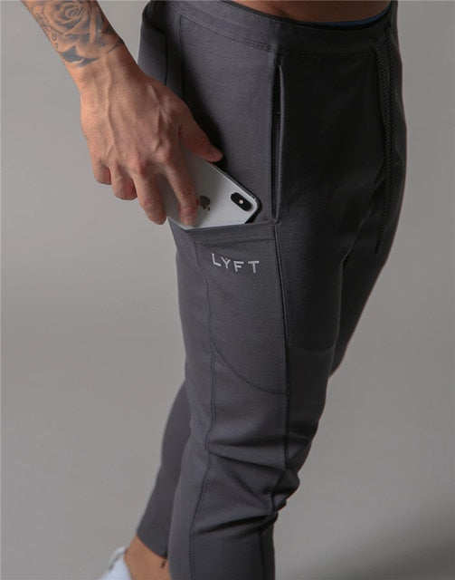 LYFT Men's Stretch Sweatpants, Aesthetic, Running, Lifting