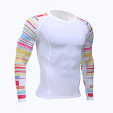 Wolf 3D Printed T-shirt Compression Tights Men Fitness Running Shirt Breathable Long Sleeve Sports Rashgard Gym Cycling Clothing