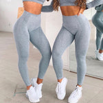 Light, Solid-Colored Seamless Women's Leggings