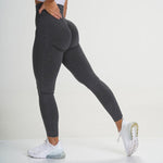 Light, Solid-Colored Seamless Women's Leggings