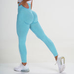 Light, Solid-Colored Seamless Women's Leggings