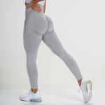 Light, Solid-Colored Seamless Women's Leggings