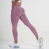 Light, Solid-Colored Seamless Women's Leggings