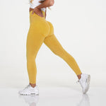 Light, Solid-Colored Seamless Women's Leggings