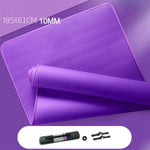 10MM 15MM Yoga Mat NRB Non-slip Mats For Fitness Thicken Pilates Gym Exercise Pads Carpet Mat with Bandages Yoga Pad XA146++A