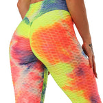 Scrunch Back, Multi-colored and Solid Women's Fitness Leggings