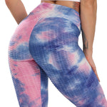 Scrunch Back, Multi-colored and Solid Women's Fitness Leggings