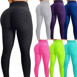 Scrunch Back, Multi-colored and Solid Women's Fitness Leggings