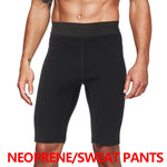 Sweat Sauna Pants Men Neoprene Slimming Pants Fitness Workout Body Shaper Shorts weight loss Athletic Gym Sportwear Hot Thermo