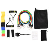 17Pcs/Set Latex Resistance Bands Gym Door Anchor Ankle Straps Resist band Kit Yoga Exercise Band Fitness Expander Loop Tube Pull